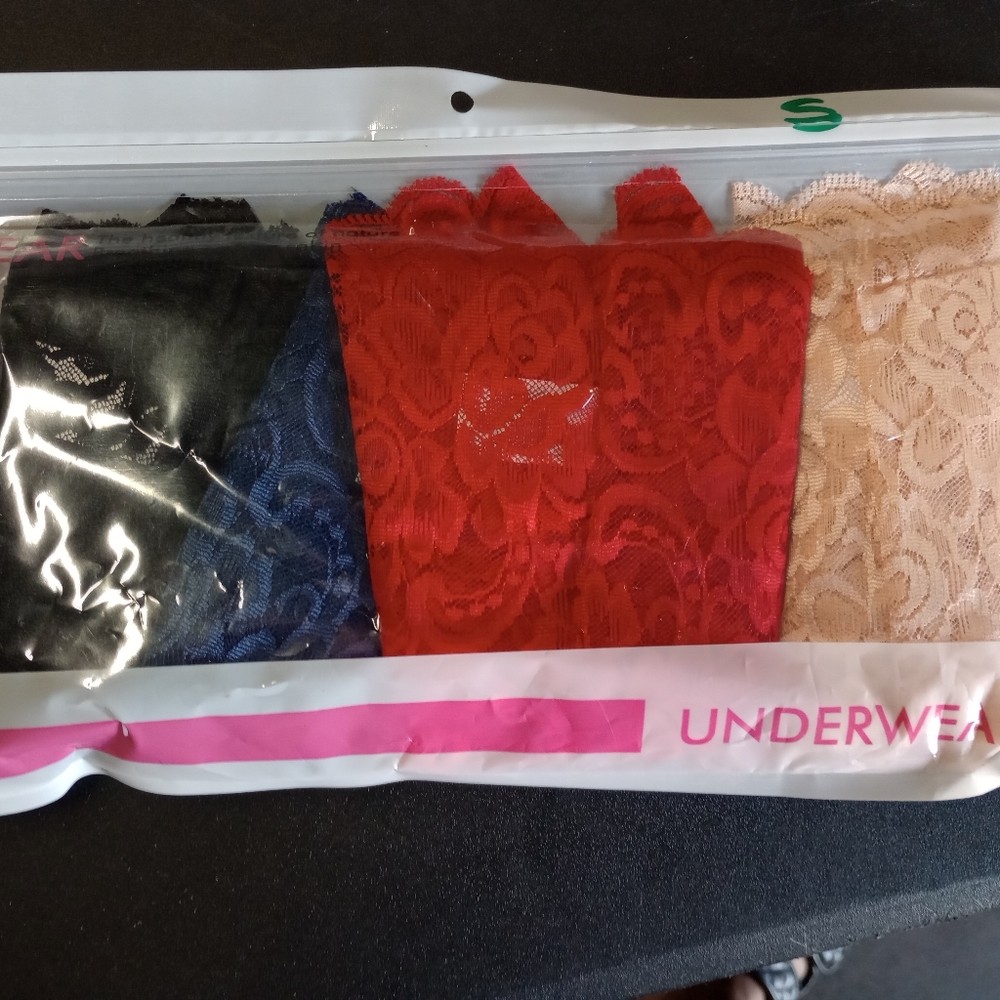 Yinlang Women Lace Underwear High Waisted 4-Pack